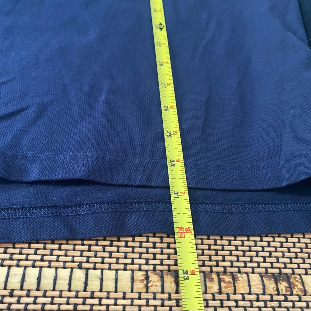 Quince Navy Long Sleeve Polo Shirt XXL Minimalist Cotton Casual Men - Picture 6 of 7